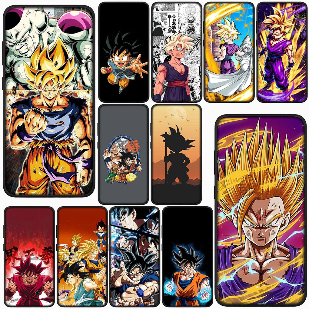 for Samsung Galaxy Note 20 Ultra 10 8 9 S10 Plus Lite S8 A70 A24 A25 S10E A21S A37 A57 A51 A7 Case Dragons Gokus Balls Son Gohan
