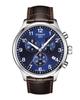 Montre TISSOT Chrono XL Classic avec Bracelet en Cuir, T1166171604700, Homme, Cadran Bleu