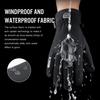Herren Winter Wasserdichte Fahrradhandschuhe Touchscreen Fleece Warm Rutschfest Vollfinger für Outdoor-Sportarten Laufen Motorrad Ski