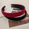 2pc European and American Red Black Velvet Headband Women Girls Hair Bands Elegant Hairband for Holiday Party Hair Accessories