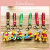 Portachiavi Creativo Winnie The Pooh Affascinante Accessorio in PVC per Borse e Chiavi