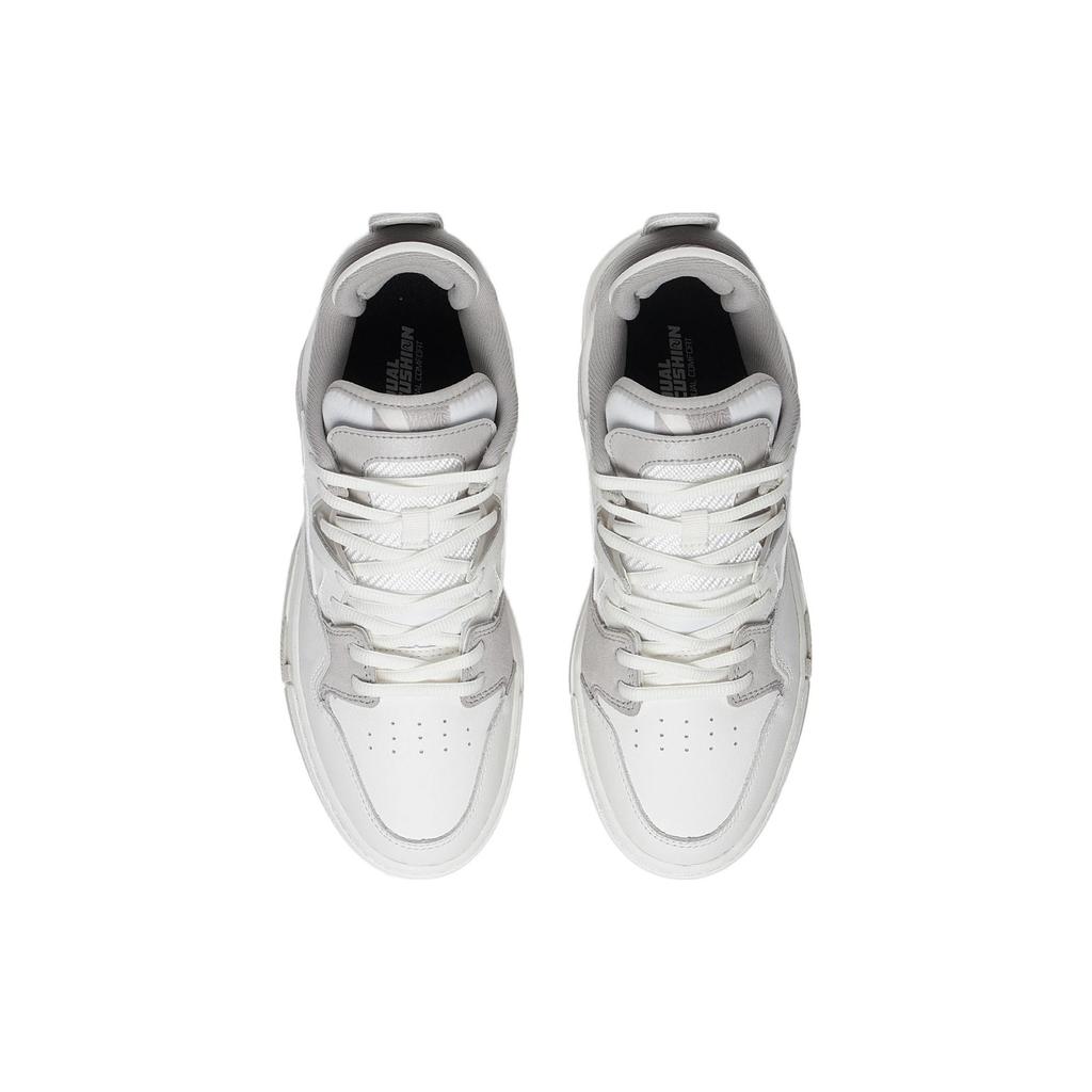 Li Ning Wave PRO Synthetic Leather Slip Resistant Abrasion Resistant Low Top Skateboard Shoes Women's AECT026-2
