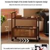 Pre-Owned Small Movable Snack Storage Trolley for Living Room or Restaurant