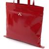 Kitamura YH1129 Red 2-Way Zippered Shopping Bag