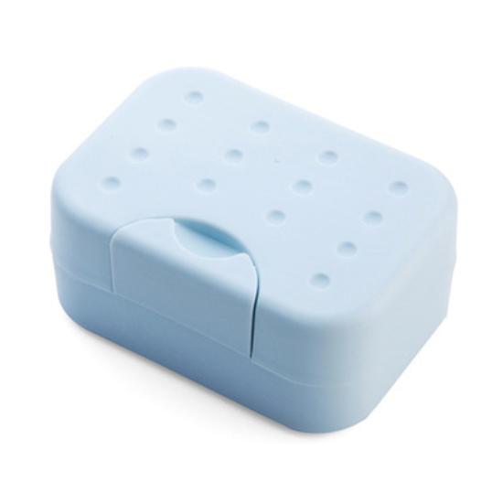 Travel Soap Box Sealed Soap Box Travel Waterproof Seal with Portable Soap Box with Sponge Soap Box