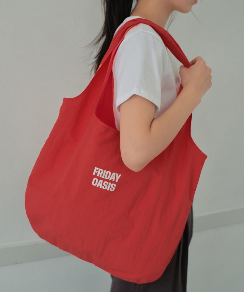 Wednesdayoasisforwomen Weekdays Color Nylon Shoulder Bag_Red(Wb6Ac05)