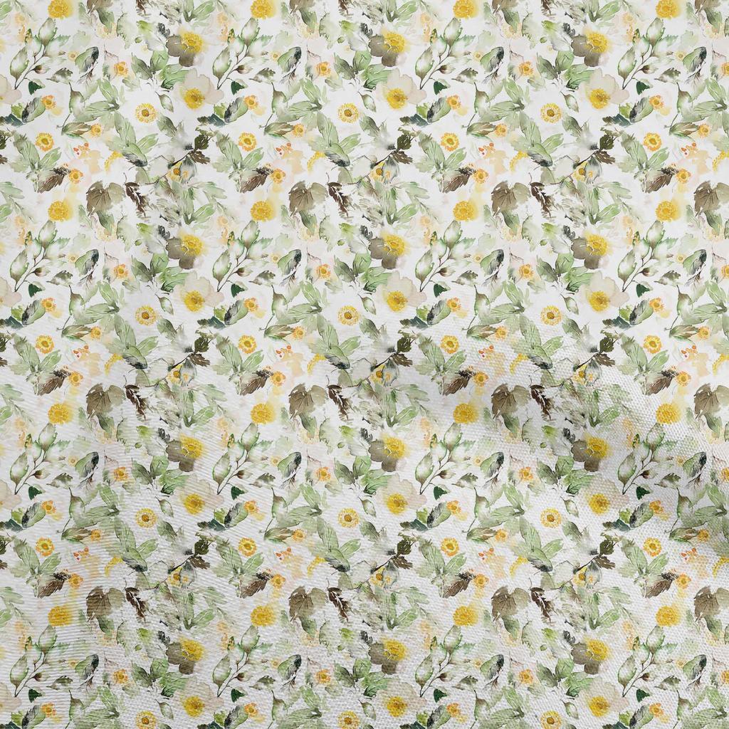 oneOone Cotton Flex Dark Rose Brown Fabric Water Color Sewing Craft Projects Fabric Prints By Yard 40 Inch