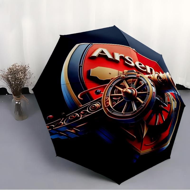 1pc A-Arsenal8 Umbrella, Sun Protection, And UV Shielding. It Has Eight Sturdy Ribs for Outdoor Use And Perfect As a Holiday Gift