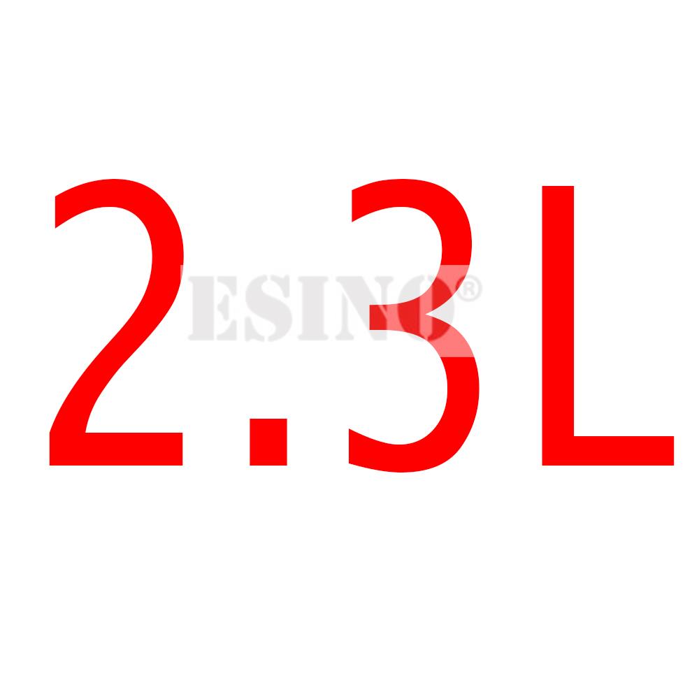 Car Styling 3D Metal Chrome Zinc Alloy Adhensive Emblem 2.0L 2.2L 2.3L 2.4L 2.5L 2.7L 2.8L Body Trunk Fender Badge Accessory