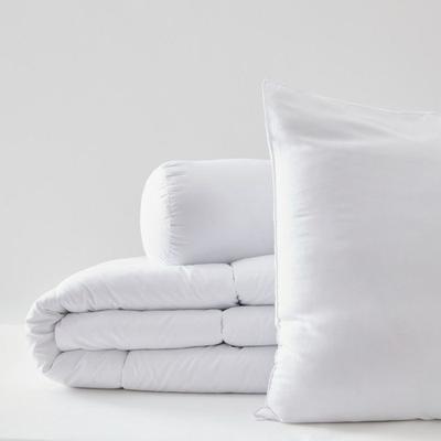 Blanrêve Duvet Pack 140 X 200 Cm + Pillow 60 X 60 + Bolster 90 "Softness" Range Anti-Dust Mite Treated Soft &; Care