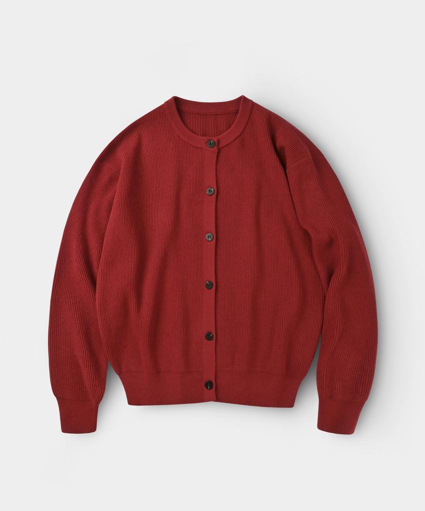 Indust Crop Essential Round Cardigan_5 Color