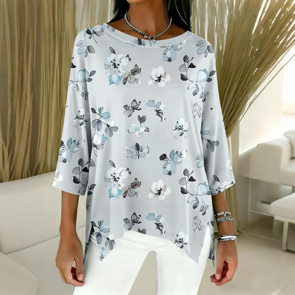 Women's 3/4 Sleeve Shirts Graphic Tees Shirts Casual Basic Tops Pullovers