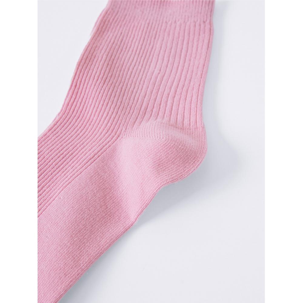 DaiSo Women S paStel Mid Calf SockS Pink