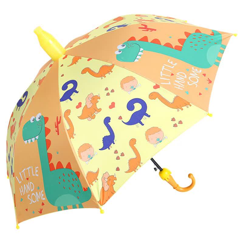 Kids  Dinosaur World UV Protection Straight Umbrella