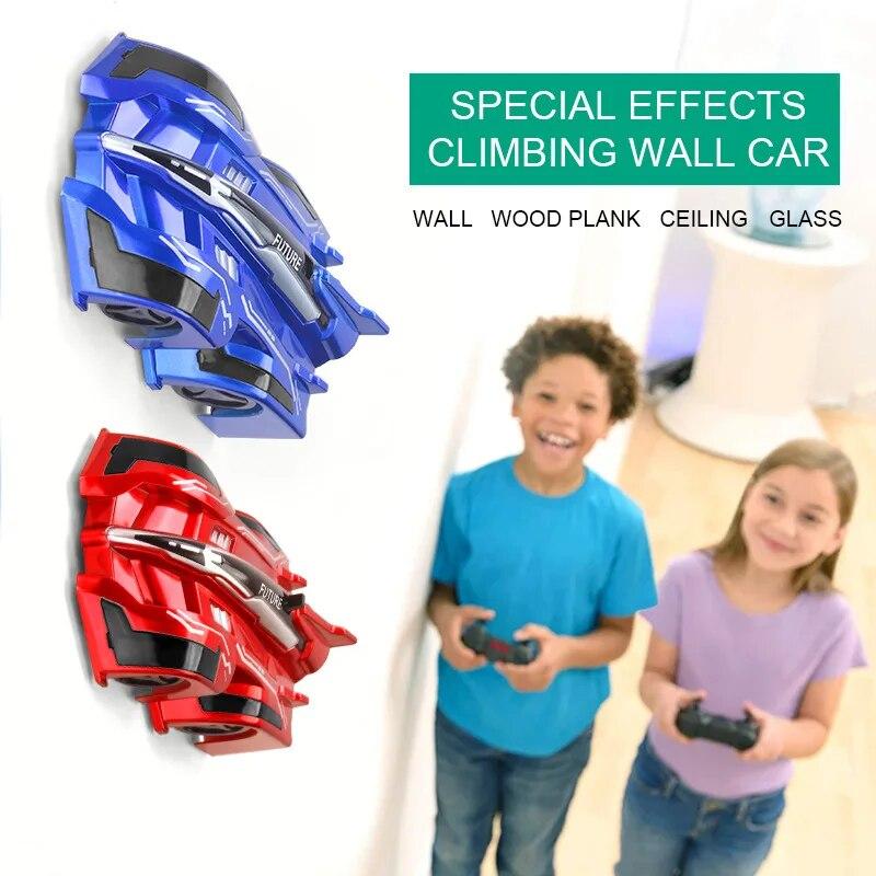 Remote Control Wall Climbing Car Electric Drift Stunt RC Racing Car Toy for Boys 2 Modes for Wall and Floor Driving