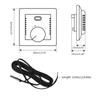 Adjustable Mechanical Thermostat for Floor/Electric Heating 16A 220~240V