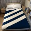 Navy Diagonal Stripe Flannel Blanket Warm Soft Halloween Christmas Couch Warm Cozy Decorative Decor Gift For All Season