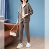 Women's Spring Autumn Hooded Sportswear Set