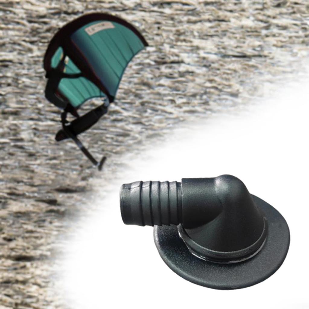 Kiteboarding Valve Kite Bladder Valve 90 Degree Surfing Kite Pump Valve Kitesurfing Valve for Bladder Repairing