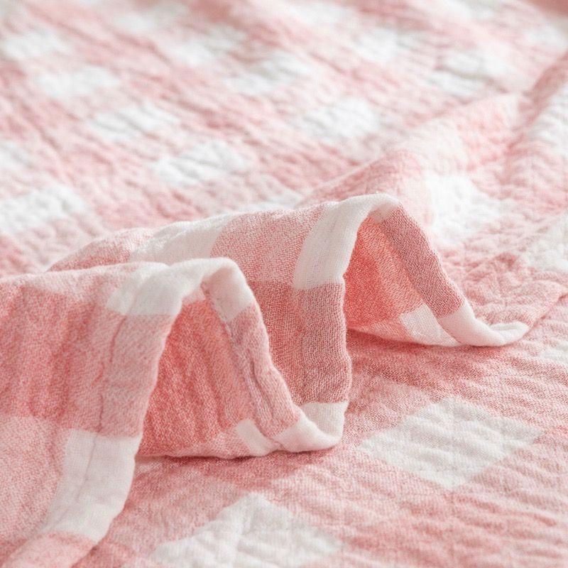 Cotton Terry Blanket for Summer, Single & Double Size, Suitable for Sofa Naps and Air-Conditioned Rooms
