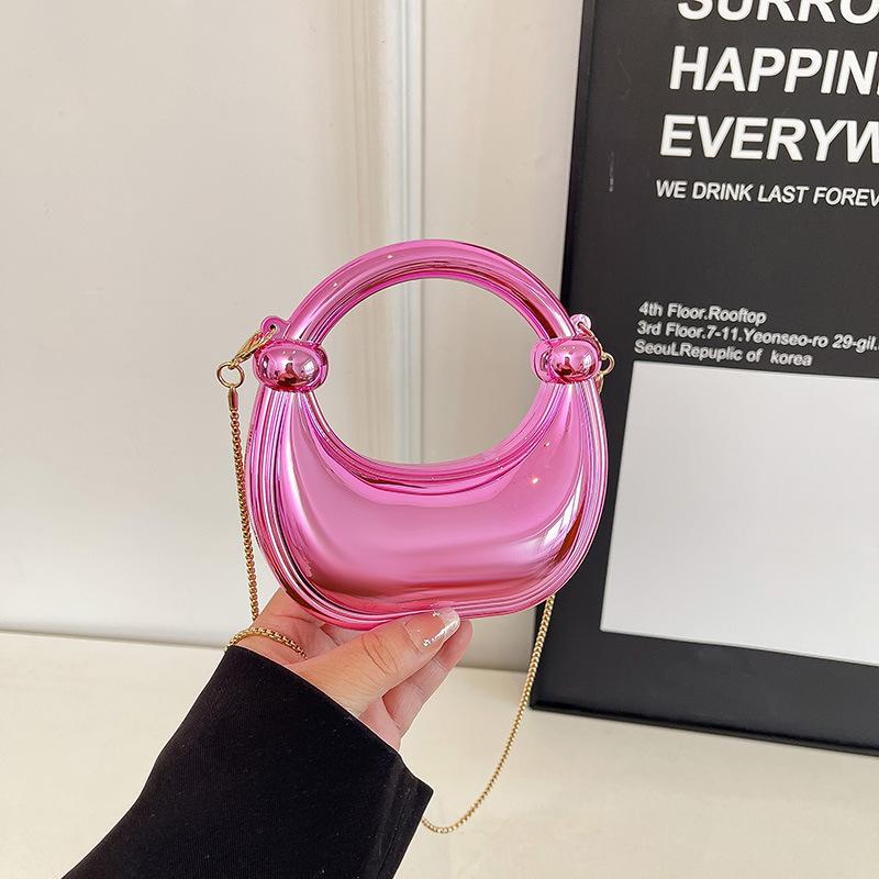 Evropská a americká kostkovaná krabicová taška, zlatá a stříbrná korálková taška, kabelka pro domácí dekoraci, akrylová taška na make-up