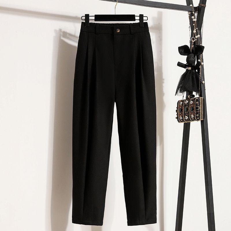 2026 Spring New Plus Size Carrot Pants: Slimming, Loose, Versatile, and High Quality for Women