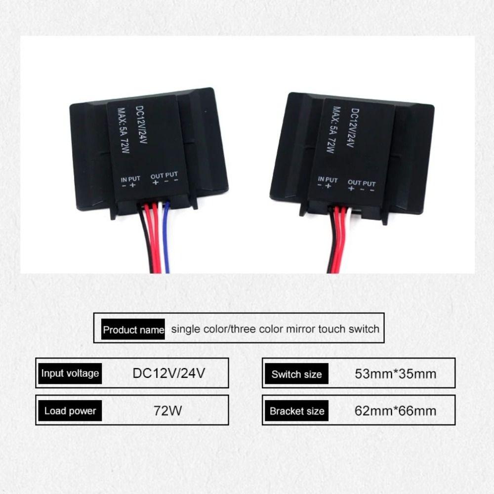 5A Capacitive Touch Sensor Dimmable LED Dimmer Smart Touch Dimmer Bathroom