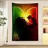 BOB MARLEY CANTANTE Arazzo Anime Fiore Hippie Tappeti da Parete Decorazioni per Stanza Decorazione da Parete Decorazioni per la Casa