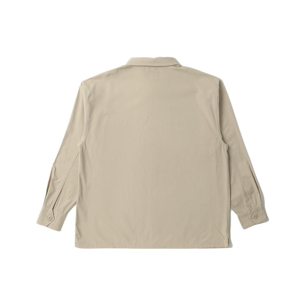 Carhartt WIP Solid Color Logo Embroidered Pocket Long Sleeve Shirt Men shirts Beige CHXSTA221037I-BGX