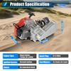 2-Takt 49CC 48km/h Seilzugstarter Motor Benzinmotor Elektronische Zündung mit Luftfilter, für Pocket Bike Mini Dirt Bike ATV Roller