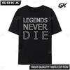 Legends Never Die Cotton Graphic T Shirt Homme Camisa Print Men Clothes Mans Oversized Round Short Sleeved T Shirt Leisure