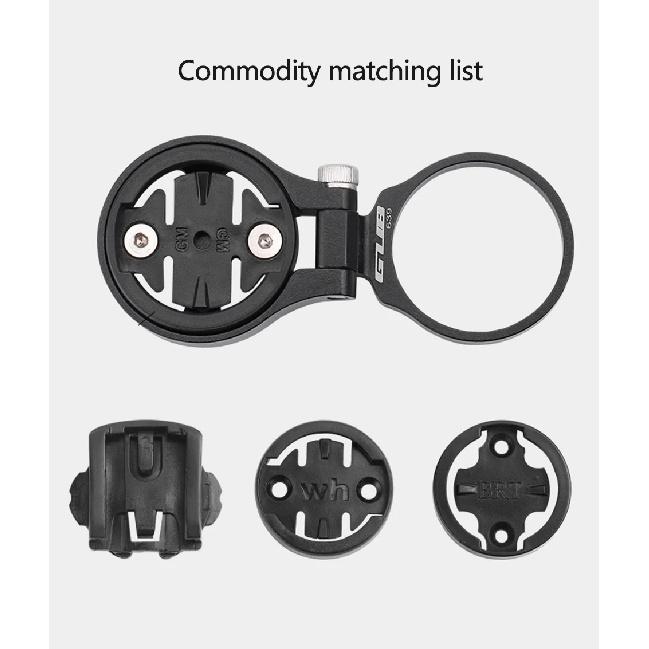 GUB 639 Bike Computer Stem Top Cap Mount Bicycle Computer Angle Adjustable Holder Compatible for Garmin Edge Wahoo Bryton Cateye