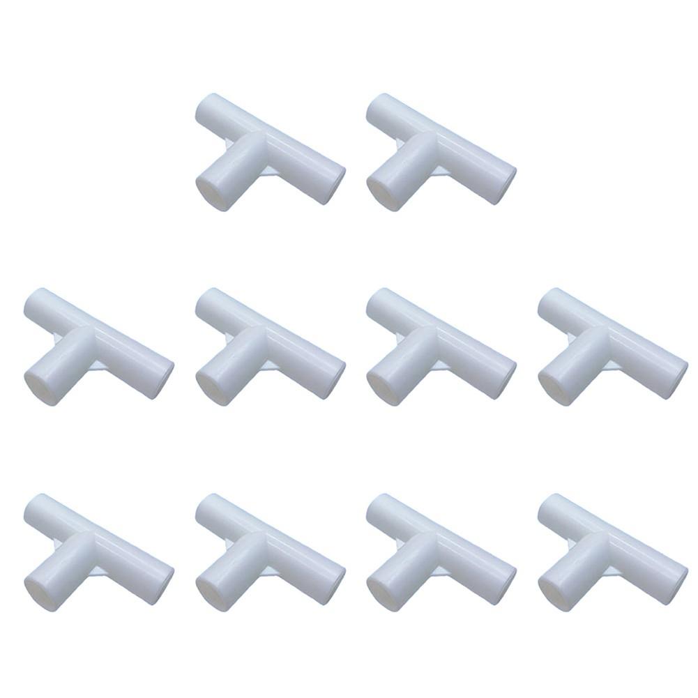 Convenient Canopy Pole Tees for Garden Plant Supports Pet Beds (16mm I D 10PCS)
