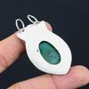 Birthday Gift For Her Natural Malachite Gemstone Pendant 925 Sterling Silver
