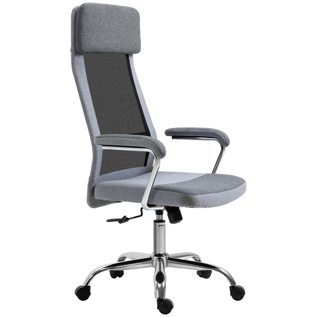 Office Chair, Ergonomic Desk Chair, High Back Computer Chair with Adjustable Height, Swivel Rolling Wheels