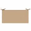 Bench Cushion SOEST 100percent  Polyester Sand 80 x 40 x 8 cm