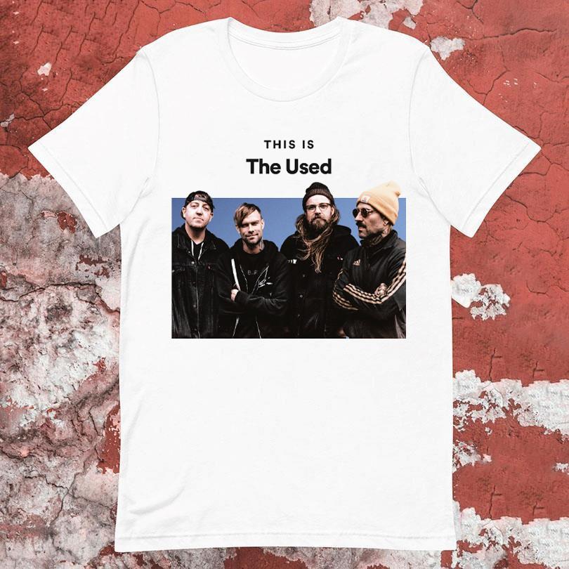 The Used Band This Is The Used Cotton Shirt Unisex Concerts-5XL LO299 Unisex T-Shirt XL