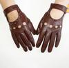 Summer Driving Women's Genuine Leather Driver Gloves Thin Style Unlined Fashion New Motorcycle Riding Color Sheepskin Gloves