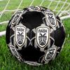 1pc PAOK FC Soccer Ball Size 5 Indoor Soccer Ball Fashion Colorful Backyard Game - Great For Sports Fans Gift HE91