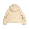 ELLE Minimalist Solid Color Hooded Design Warm Short Sleeve Duck Down Jacket Women outerwear EY52506