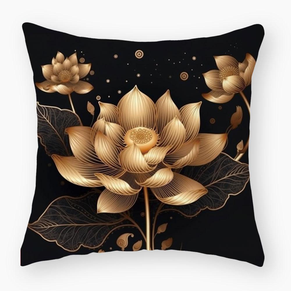 Nordic Oil Painting Pillowcase, Light Luxury Home Sofa Decoration Cushion, Car Seat Cushion, Bedside Pillowcase