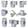 Galvanized Aluminum Alloy Square Tube Connector Fastener Joint, 20/25/30mm
