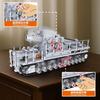 Railway Heavy Artillery Train Building Blocks Combat Vehicle Model Kit Collectible Hobby Gift For Military Enthusiasts