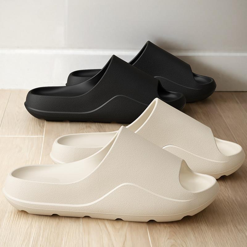 Paar Hausschuhe EVA Plattform Weich Slip-on Stumme Hausschuhe für Männer Frauen Outdoor Strand Anti-Rutsch Lässige Sandalen Schuhe Sandalias