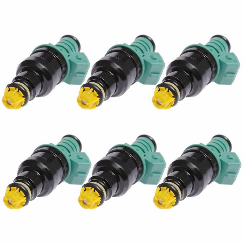 0280150415 SINOCMP 6PCS  Fuel Injectors For BMW 323i 325i 525i M3 Flow Matched Car Professional Replacement Parts