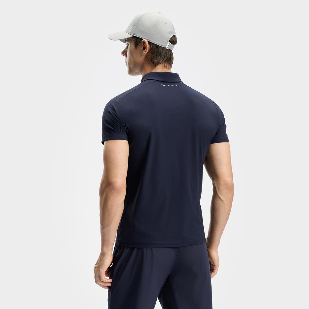 New FILA Fitness Polo Shirt Men's RD Royal Blue A11M431110FNV