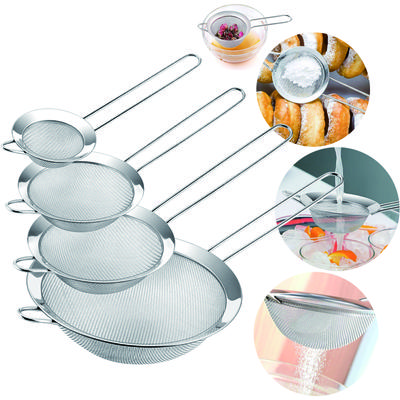 Multifunctional Stainless Steel Filter Spoon, 4-Piece Fine Mesh Milter, Stainless Straniners, Easy To Clean. Safe, Durable, and Versatile