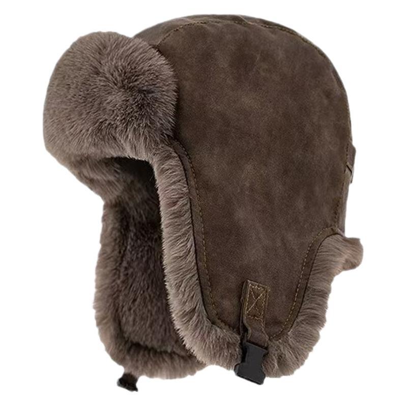 Gorro de Color Sólido Simple - Gorro Grueso Cálido de Invierno con Protección para las Orejas, Gorra a Prueba de Viento para Clima Frío para Combinar con el Atuendo Diario