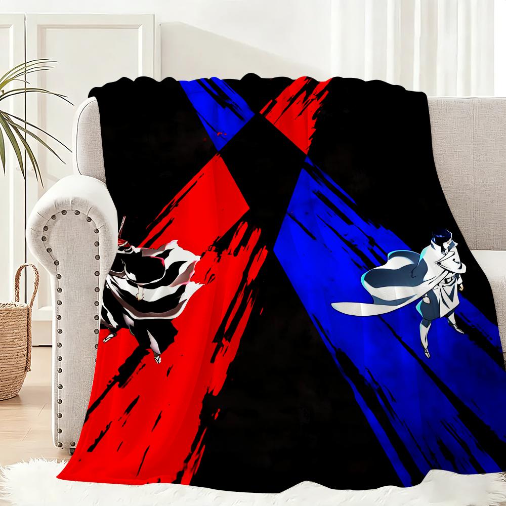 BLEACH Classic Animation Throw Lightweight 240g Flannel Blanket Soft Skin-friendly for Summer Cooling