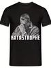 QXABCG Men'S Humorous Alter Catastrophe Mechanic T-Shirt Casual Round Neck Tee Featuring German Wordplay Car Engine Design